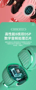 3 in 1 Wireless Bluetooth Karaoke Microphone, Handheld Speaker for All Smartphones, Gift for Girls, Boys, Kids, Adults of All Ages Q37 (Green) - Image 3