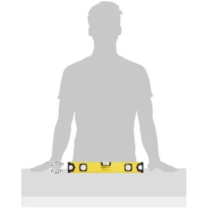 Amazon Basics - 16" Shock Resistant Aluminum Alloy Magnetic Bubble Level, Plumb/Level/Bubble, 180, 90 and 45 Degree - Image 6