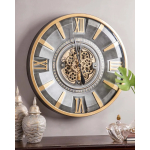 IMPORTED GEAR METAL WALL CLOCK80*80cm