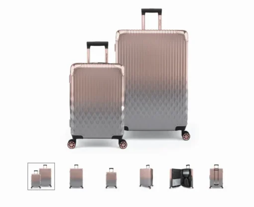 iFLY Smart Shield Collection Antibacterial Travel Set, 2 Piece, Rose Gold - Image 4