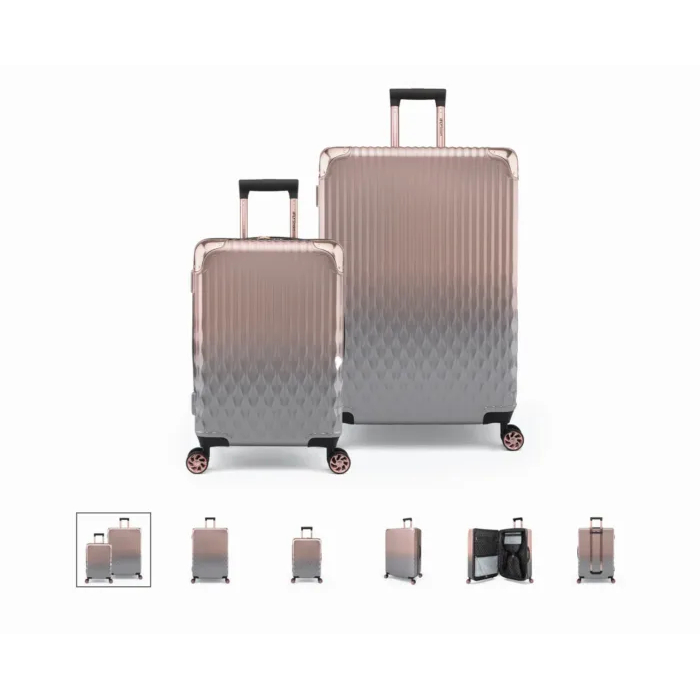iFLY Smart Shield Collection Antibacterial Travel Set, 2 Piece, Rose Gold - Image 4