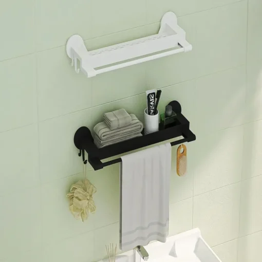 Towel Rack with  BLACK Base - Image 2