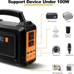 ENERGIZER Centrale elettrica portatile da 100Wh Generatori solari da campeggio Alimentatore a batteria al litio con torce a LED con uscita AC/DC/USB/Type-C per Hom - Image 3