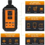 ENERGIZER Centrale elettrica portatile da 100Wh Generatori solari da campeggio Alimentatore a batteria al litio con torce a LED con uscita AC/DC/USB/Type-C per Hom - Image 4