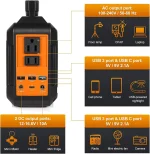 ENERGIZER Centrale elettrica portatile da 100Wh Generatori solari da campeggio Alimentatore a batteria al litio con torce a LED con uscita AC/DC/USB/Type-C per Hom - Image 4
