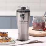 Ripper[Reaper] Skinny Tumbler 400ml Stainless Steel Tumbler Bulletproof Coffee Dalgona Coffee Electric Shaker - Image 4