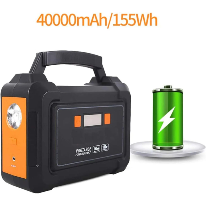 ENERGIZER Centrale elettrica portatile da 100Wh Generatori solari da campeggio Alimentatore a batteria al litio con torce a LED con uscita AC/DC/USB/Type-C per Hom - Image 6