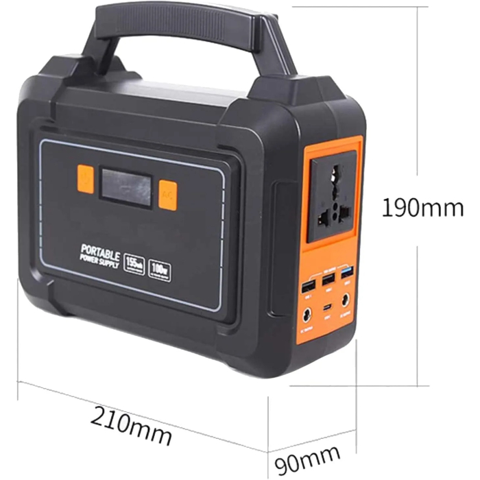 ENERGIZER Centrale elettrica portatile da 100Wh Generatori solari da campeggio Alimentatore a batteria al litio con torce a LED con uscita AC/DC/USB/Type-C per Hom - Image 8