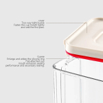 Clearance Items,npkgvia Kitchen Canisters,Canning Jars,Vacuumable Sealed Food Containers Transparent Sealed Grain Containers With LIDS Plastic Sealed Kitchen Containers D,Food Storage Containers - Image 4