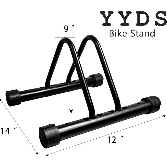 YYDS Bike Stand，Adjustable Bike Rack Garage, Indoor/Outdoor Bicycle Stand, Tire width adjustable 1”to 4”,Bike Stand Floor for Mountain and Road Bike - Image 4