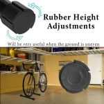 YYDS Bike Stand，Adjustable Bike Rack Garage, Indoor/Outdoor Bicycle Stand, Tire width adjustable 1”to 4”,Bike Stand Floor for Mountain and Road Bike - Image 6