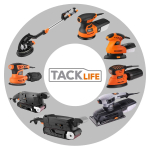 About this item ã2-In-1 Bench & Belt SanderãProvided with two metal screw clamps, TACKLIFE belt sander can be turned over and fixed to table, acting as a bench sander, lock-on button helps to free your hand, providing more convenience and flexibility. ã13Pcs Sanding BeltsãCome with 6pcs 120 grits and 7pcs 80 grits aluminum oxide sanding belts, saving your money, meeting the requirements for your different projects. Metal clamping lever for easy and quick sanding belt change. ãPower & Variable-Speed Designã5 Amp motor offers great power to the sanding surface, delivering efficient removal and high quality finish. Variable-speed knob with 6 dials enables you to match the best speed to the application from 0-560rpm. ãHigh Performance Dust Collection SystemãThe dust collecting box is detachable, can be easily installed and removed, easy to clean dust. Two vacuum dust adapters, 32mm and 35mm make it possible to connect your vacuum cleaner, reaching the perfect dust collection effect. ãNotes & Full PackageãWhen meeting the problem that the belt slipping, adjust the screw at the bottom to a proper position, then the belt will run in track. Full package: TACKLIFE PSFS1A belt sander; 13pcs sanding belts; 2 screw clamps; 2 vacuum adapters; user manual; 2 Year Customer Support. Belt Sander 3Ã18-Inch With 13Pcs Sanding Belts, Bench Sander With Variable-Speed Control, Fixed Screw Clamps, Dust Box, Vacuum Adapters, 10Feet (3 Meters) Length Power Cord PSFS1A - Image 3