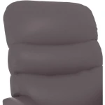 vidaXL Massage Chair Home Office Furniture Adjustable Wingback Sofa Massage Reclining Push Chair TV Recliner Armchair Grey Faux Leather - Image 6