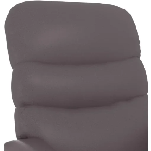 vidaXL Massage Chair Home Office Furniture Adjustable Wingback Sofa Massage Reclining Push Chair TV Recliner Armchair Grey Faux Leather - Image 6