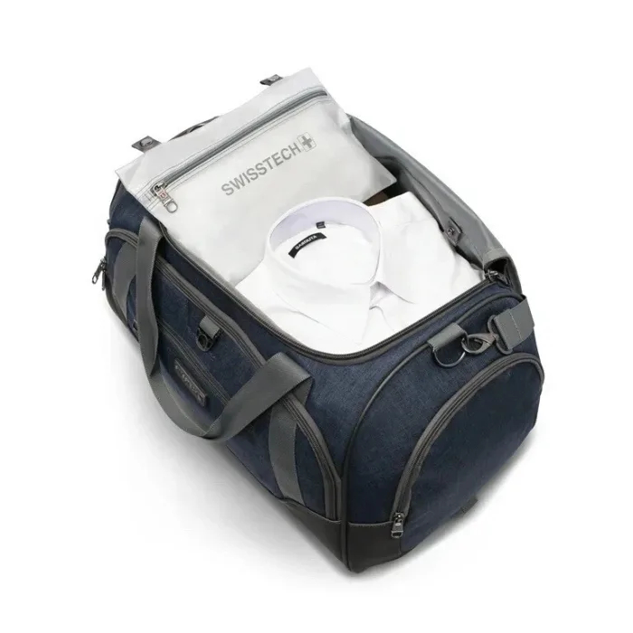 SwissTech Excursion Blue 24″ Travel Duffel bag 10.5x24x12″ USA Authentic Seller - Image 6