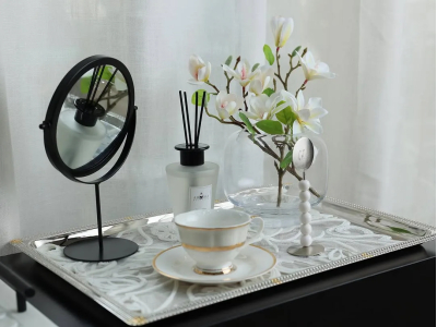 2-piece gold porcelain tea cup set - Image 7