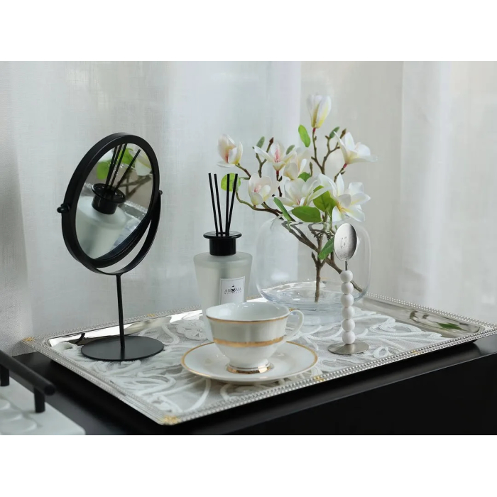 2-piece gold porcelain tea cup set - Image 9