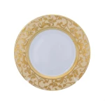 Round dish 20cm Falkenporzellan Tosca Creme Gold - Image 3