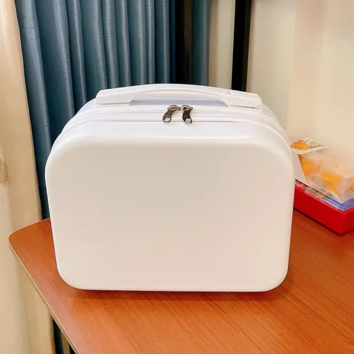 14" Cosmetic Bag, Lightweight Travel Bag, Makeup Organizer, Moisture-Dry Separation Design, Multi-Use Travel Storage Bag - Image 2