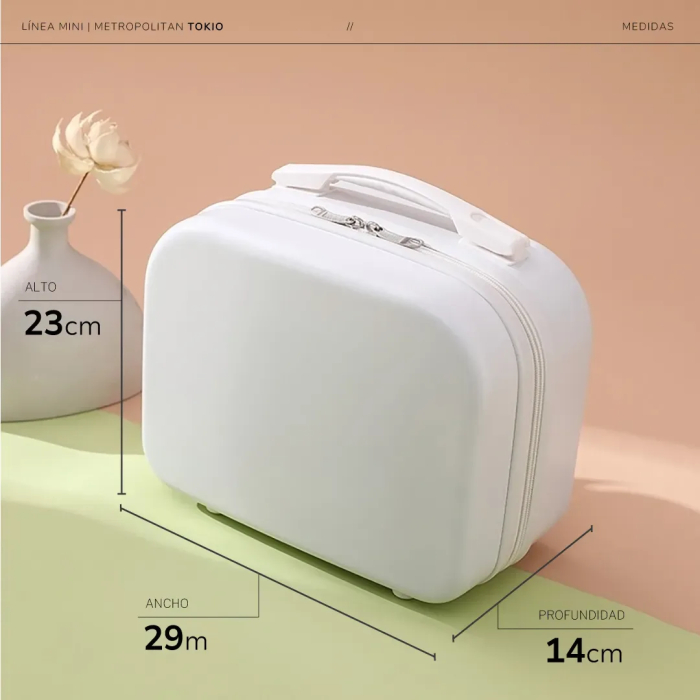 14" Cosmetic Bag, Lightweight Travel Bag, Makeup Organizer, Moisture-Dry Separation Design, Multi-Use Travel Storage Bag - Image 9