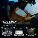 Click to see full view Wireless Car Play Adapter & Android Auto| 2 in 1 Carplay Adapter Convert Wired to Wireless for Cars with Extension Cable USB & Type C - Image 3