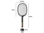 Electric fly swatter for mosquitoes moths insects with uv lamp with stand - Image 2