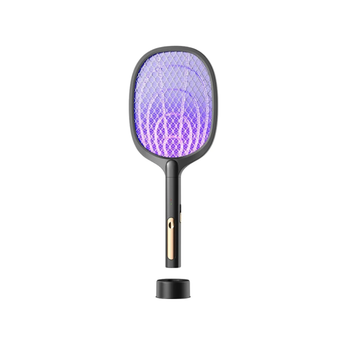 Electric fly swatter for mosquitoes moths insects with uv lamp with stand - Image 4