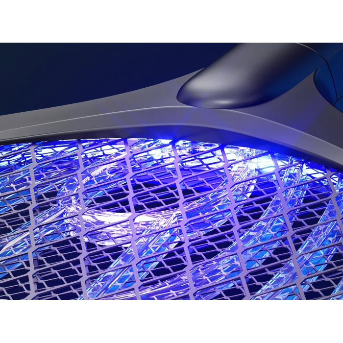 Electric fly swatter for mosquitoes moths insects with uv lamp with stand - Image 5