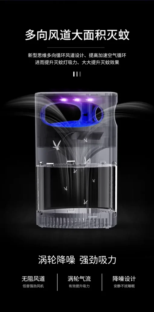 Dagos Mosquito Killer Lamp - Silent Insect Trap for Home, Bedroom & Office - Image 8