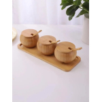 Dollar for Improt Wooden Spice Set 3 Pieces - Image 2