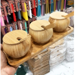 Dollar for Improt Wooden Spice Set 3 Pieces - Image 5
