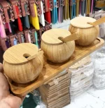 Dollar for Improt Wooden Spice Set 3 Pieces - Image 5