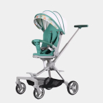 LIYI99 Lightweight One-Hand Fold Stroller, Multi-Mode Reclining Travel Stroller, Oversized Canopy, Extra Large Storage