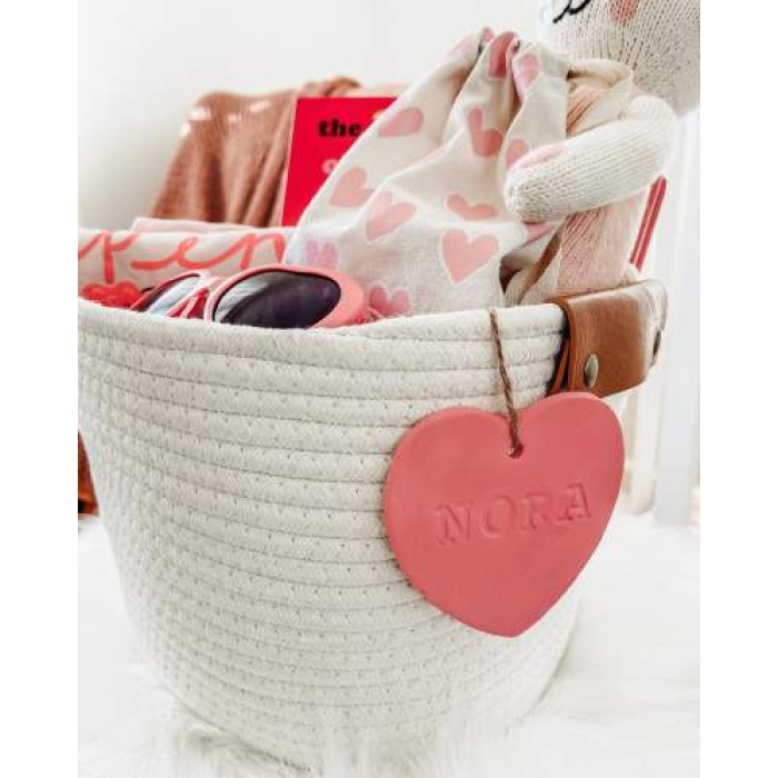 Decorative Coiled Rope Basket Cream - Brightroom™ - Image 7