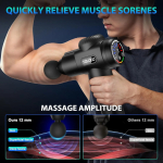 TOLOCO Massage Gun, Deep Tissue Back Massage for Athletes for Pain Relief, Percussion Massager with 10 Massages Heads & Silent Brushless Motor, Gifts... - Image 6