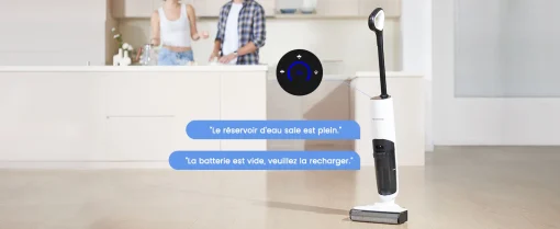 proscenic F10 Cordless Vacuum Cleaner, Water and Dust Vacuum Cleaner, Wet and Dry Vacuum Cleaner, LED Screen, Lightweight, and Practical, Perfect for Sticky Dirt and Pet Hair - Image 3